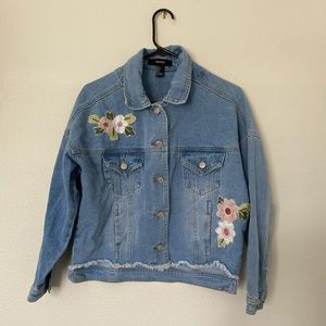 Oversized jean jacket